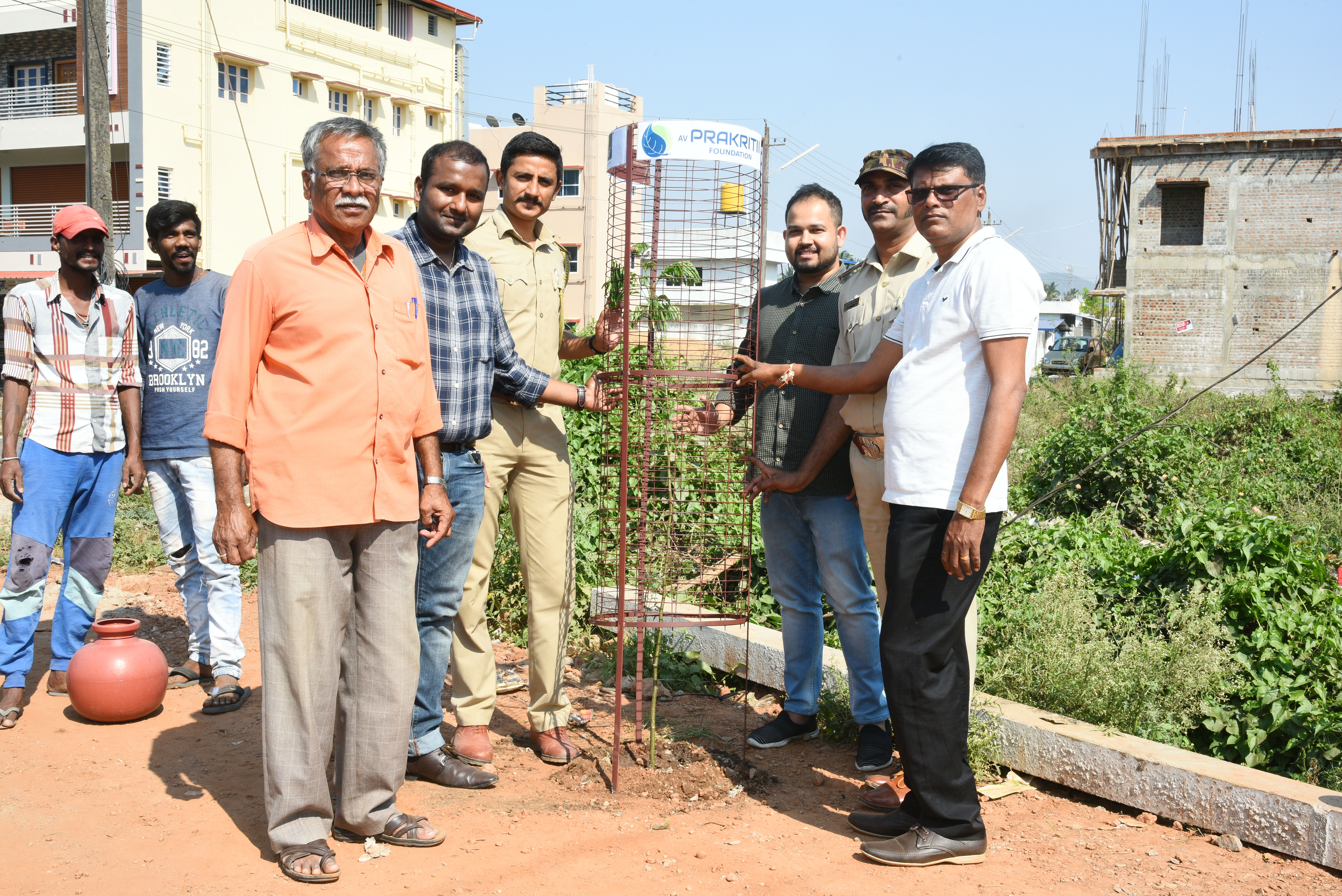 Plantation Drive with Dept of Forest Karnataka